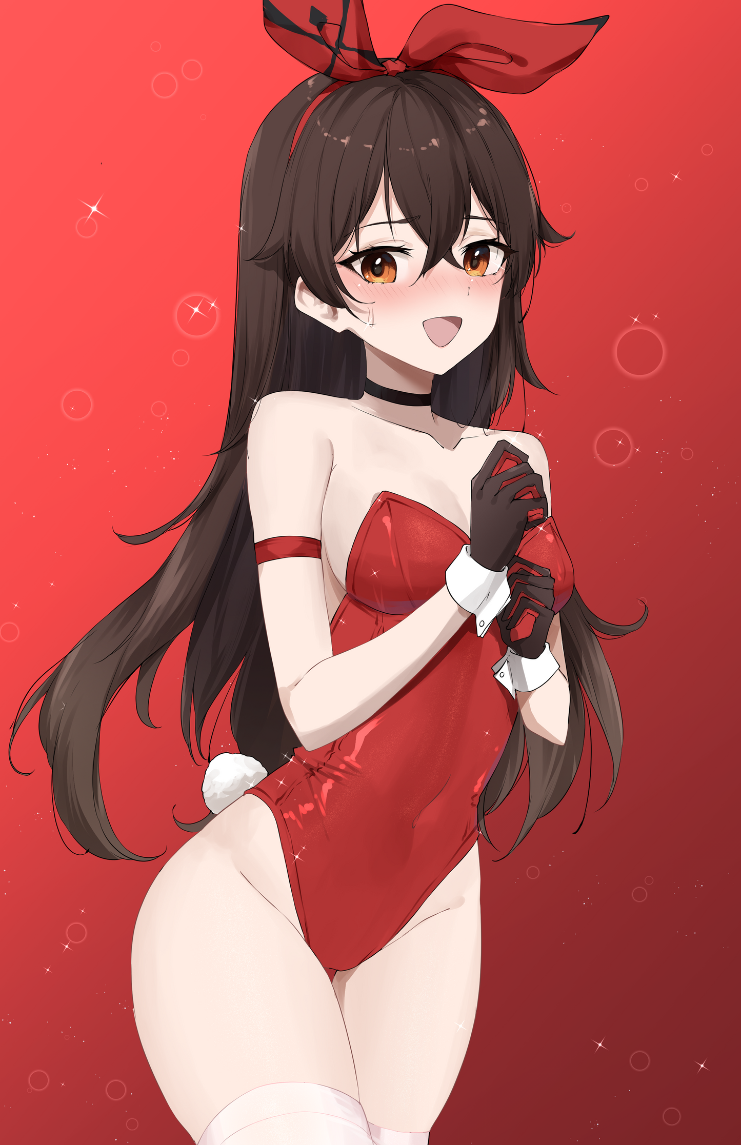 Amber Bunny Girl Print