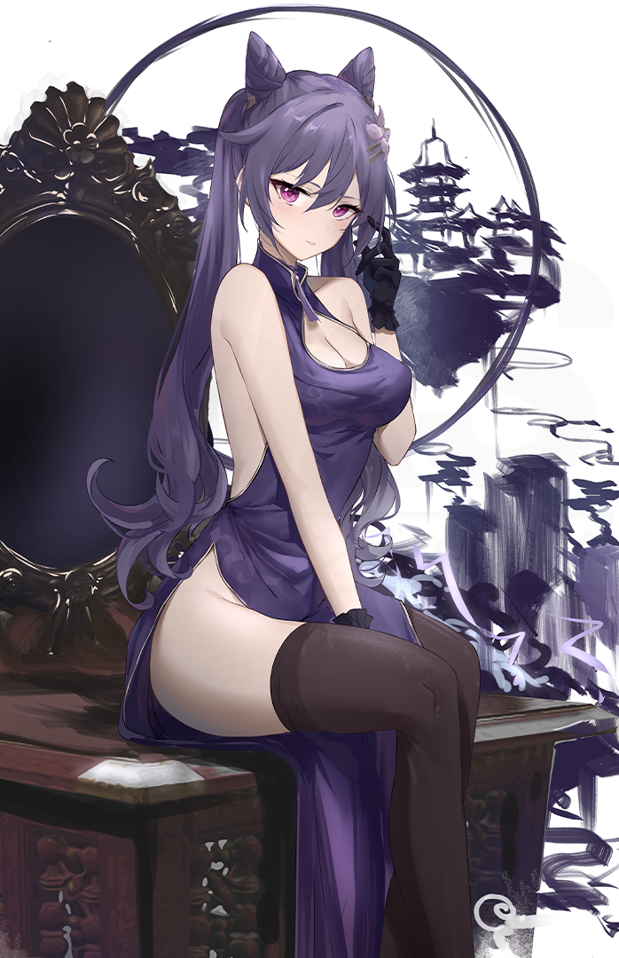 Dress Keqing Print (Pre-order)