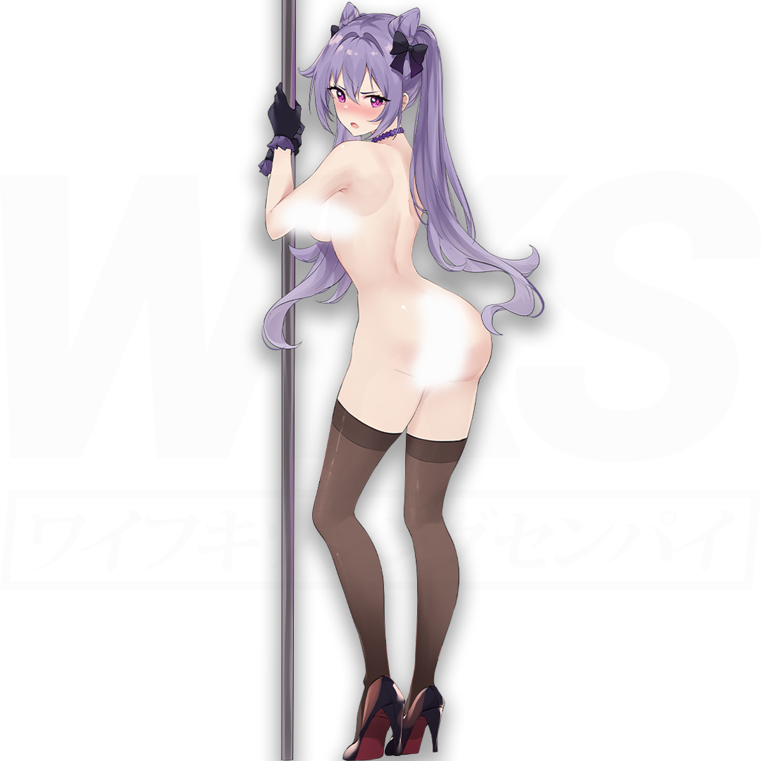 Keqing Pole Dancer Sticker