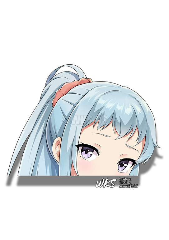 Saki Peeker Sticker